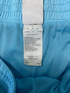 Nike Swim Trunks Mens XXL Light Blue Volley Shorts Mesh Liner White Swoosh Large