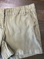 Simply Styled Women's Casual Shorts - Olive Green.  Size 6