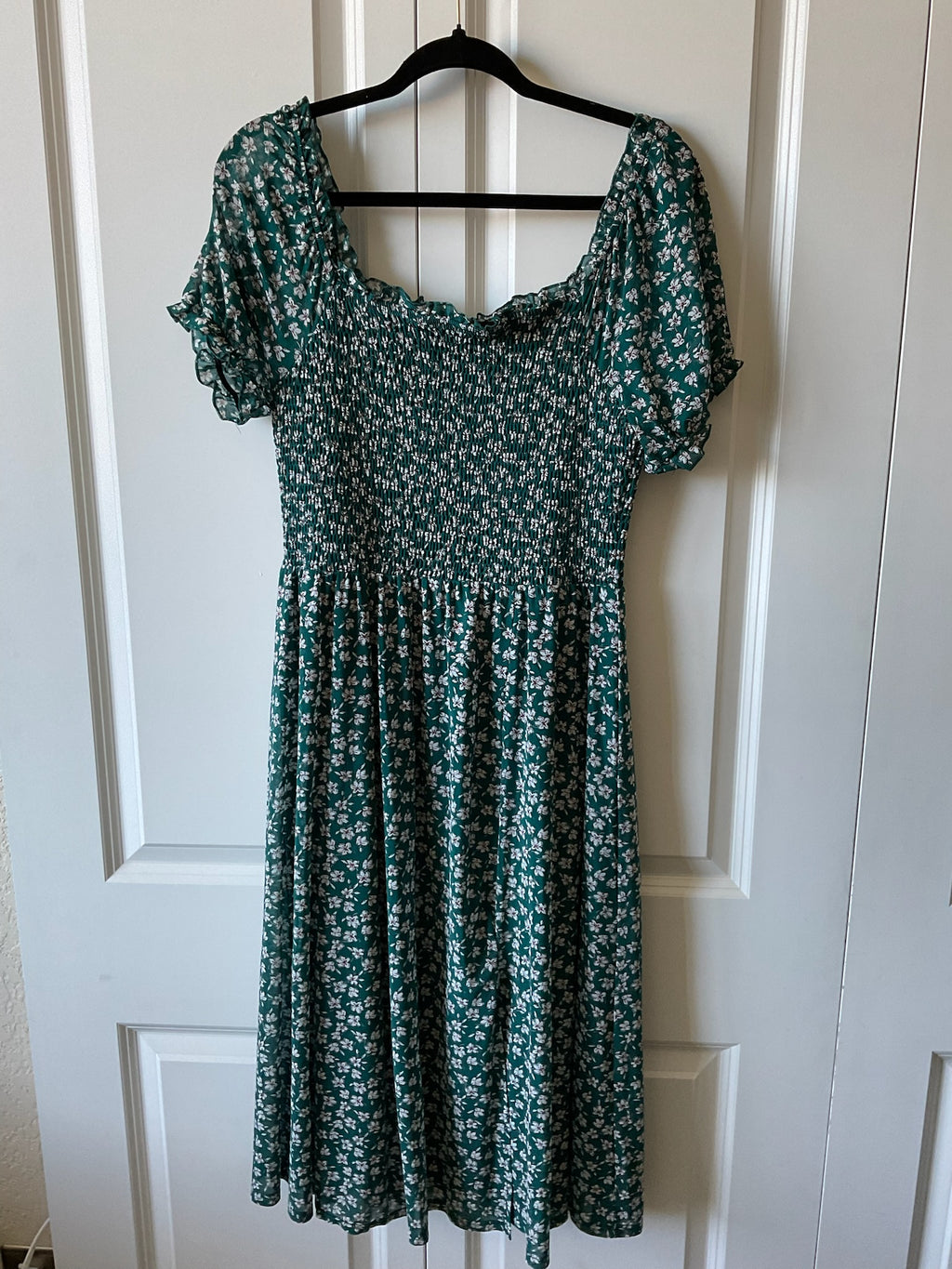 Siren Lily Women's Green Floral Maxi Dress Plus Size P XL  