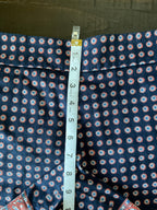 J.Crew Factory Blue Floral Chino City Fit Shorts - Size 6 (Spring 2017)