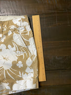 Old Navy Women's Everyday Shorts Size 6   - Tan with Cream Flowers