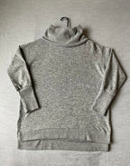 Angels Women's Oversized Long Sleeve Sweater Turtleneck