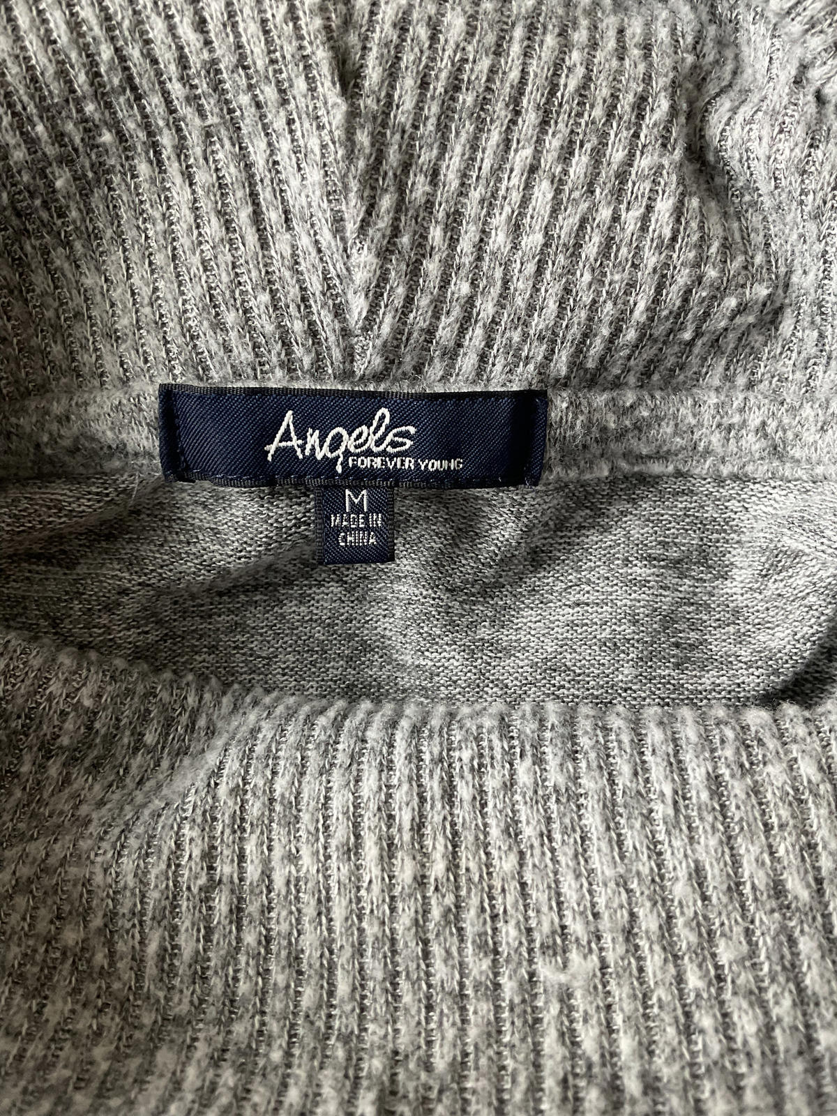 Angels Women's Oversized Long Sleeve Sweater Turtleneck