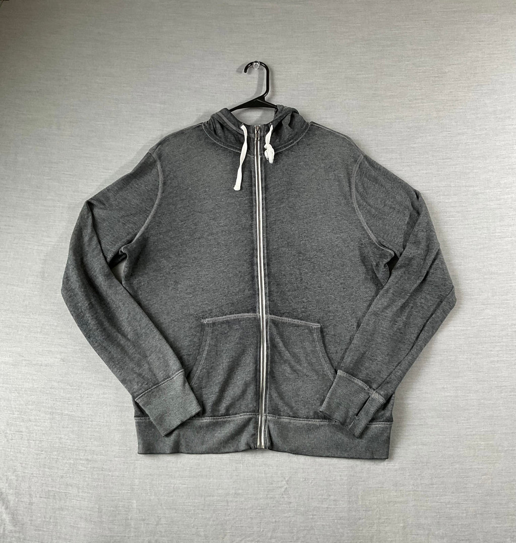 SO Women's Long Sleeve Zip Up Hoodie Dark Gray