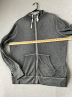 SO Women's Long Sleeve Zip Up Hoodie Dark Gray