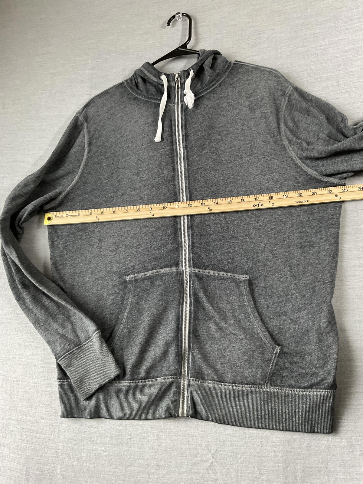 SO Women's Long Sleeve Zip Up Hoodie Dark Gray