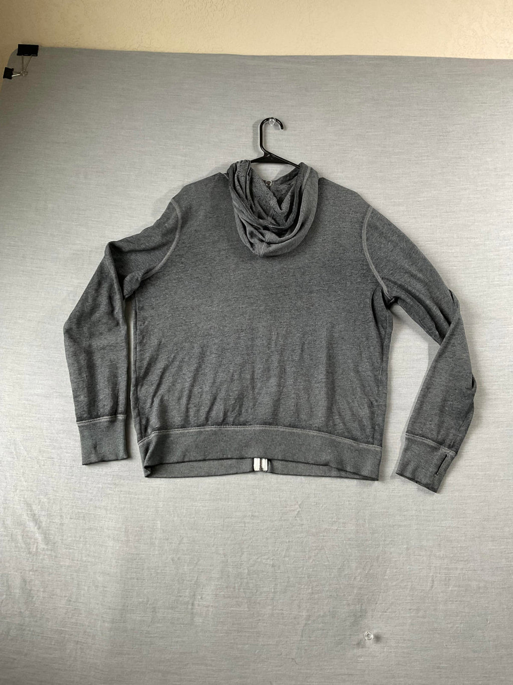 SO Women's Long Sleeve Zip Up Hoodie Dark Gray