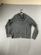 SO Women's Long Sleeve Zip Up Hoodie Dark Gray
