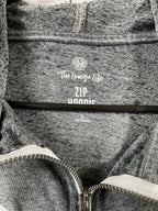 SO Women's Long Sleeve Zip Up Hoodie Dark Gray