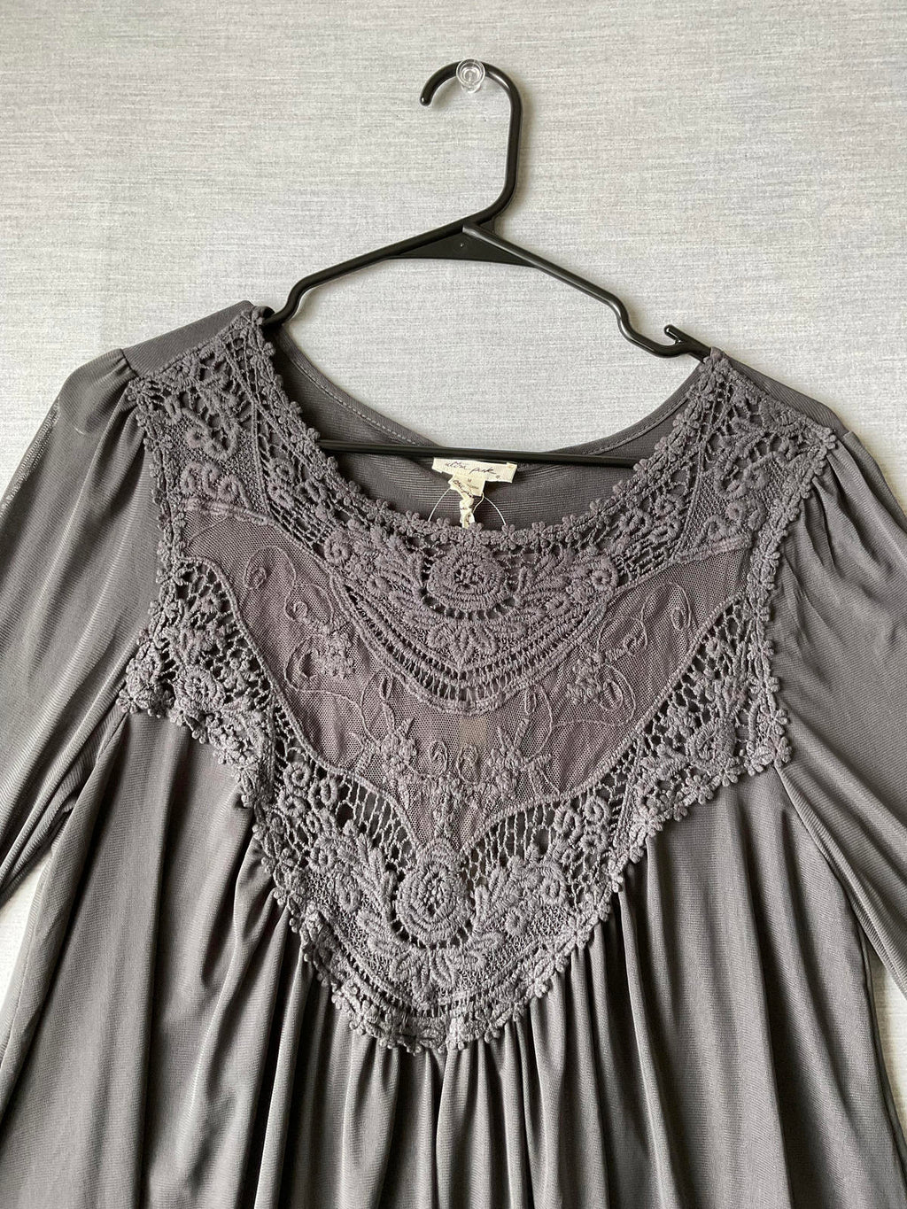Ultra Pink Women's Baby Doll Blouse with 3/4 Bell Sleeves
