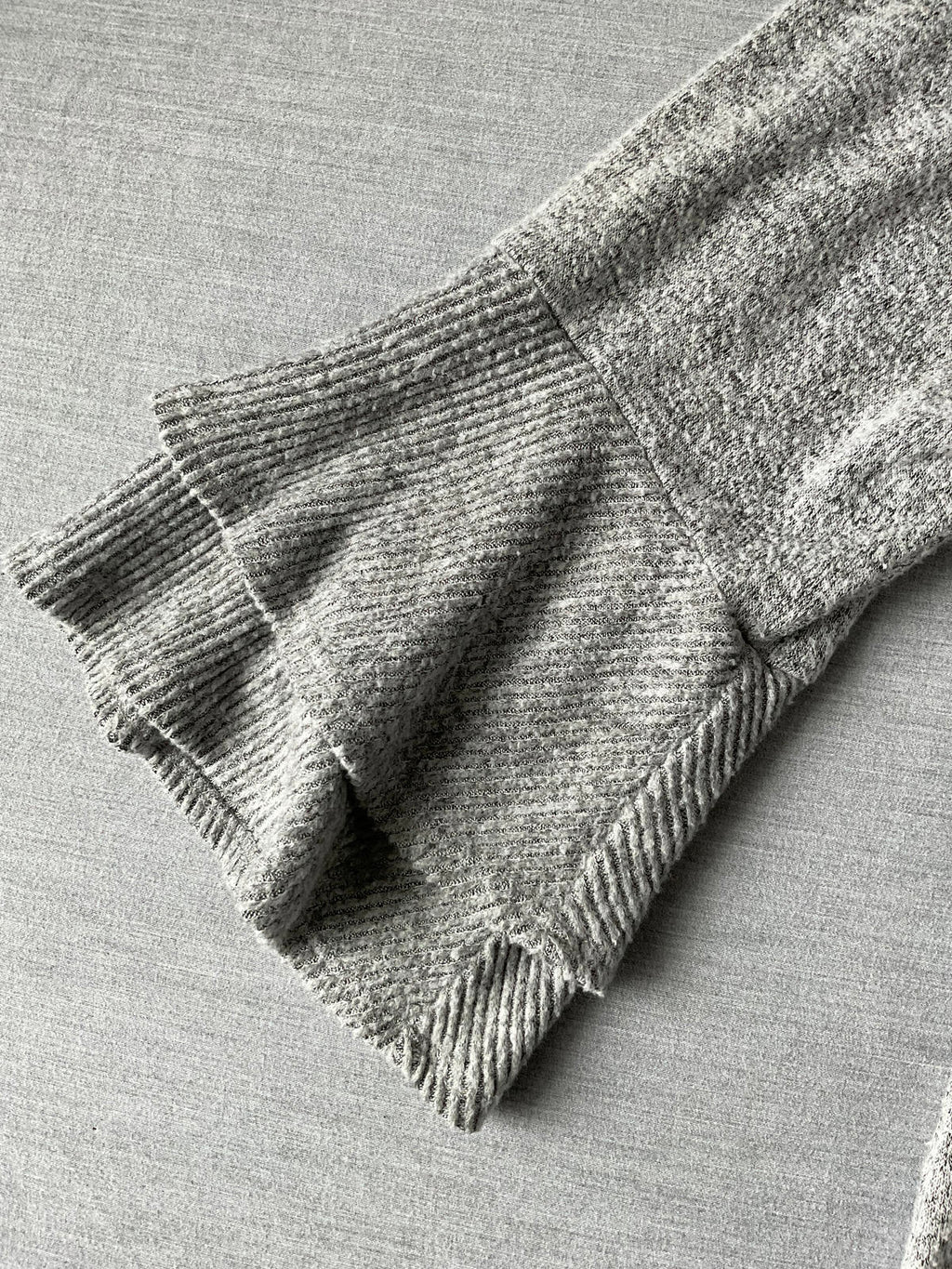 Women's Sweater with 3/4 Long Ruffle Sleeve
