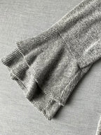 Women's Sweater with 3/4 Long Ruffle Sleeve