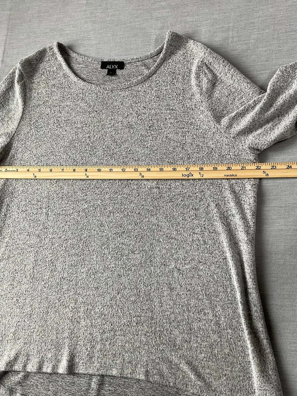 Women's Sweater with 3/4 Long Ruffle Sleeve