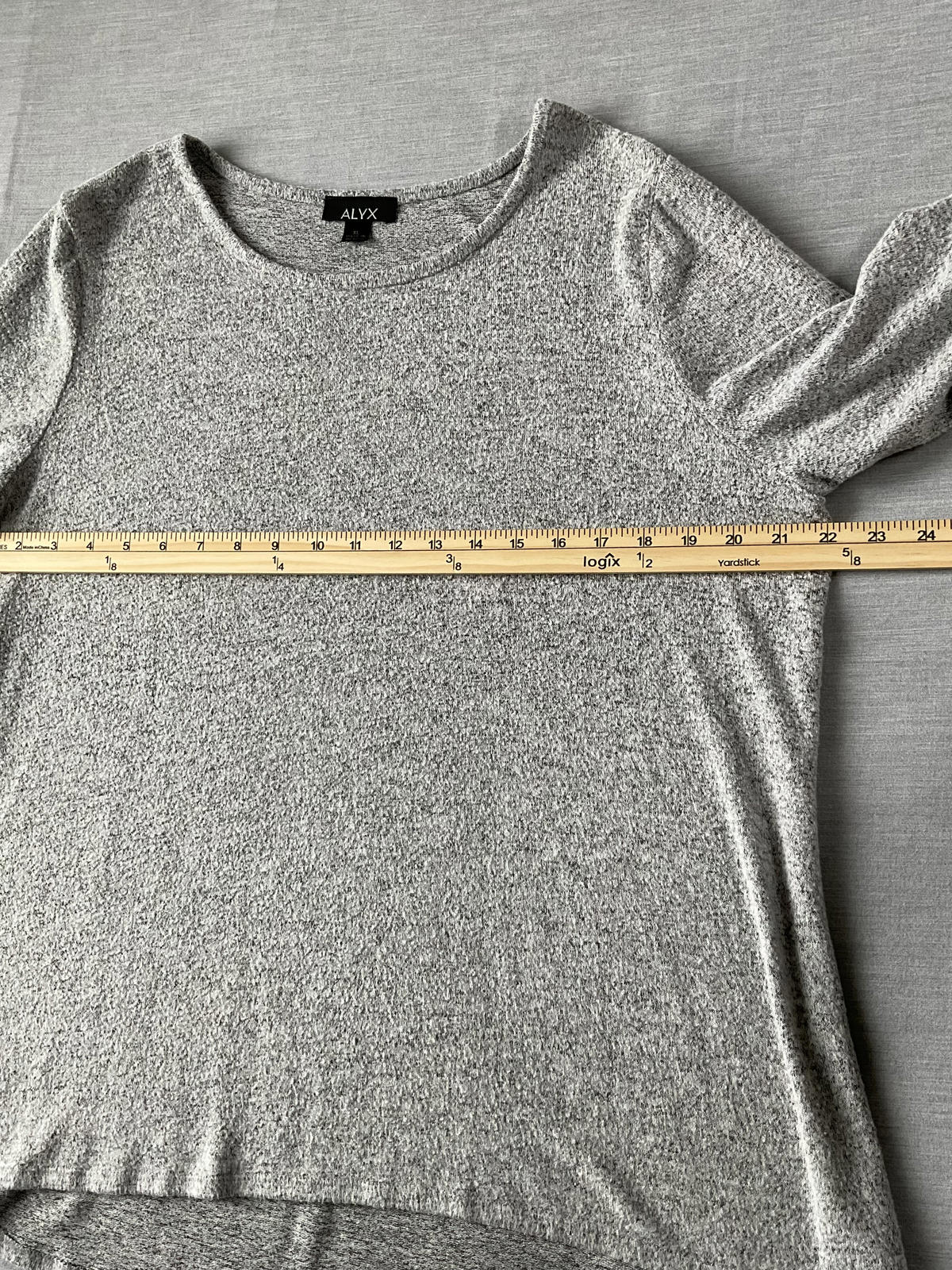 Women's Sweater with 3/4 Long Ruffle Sleeve