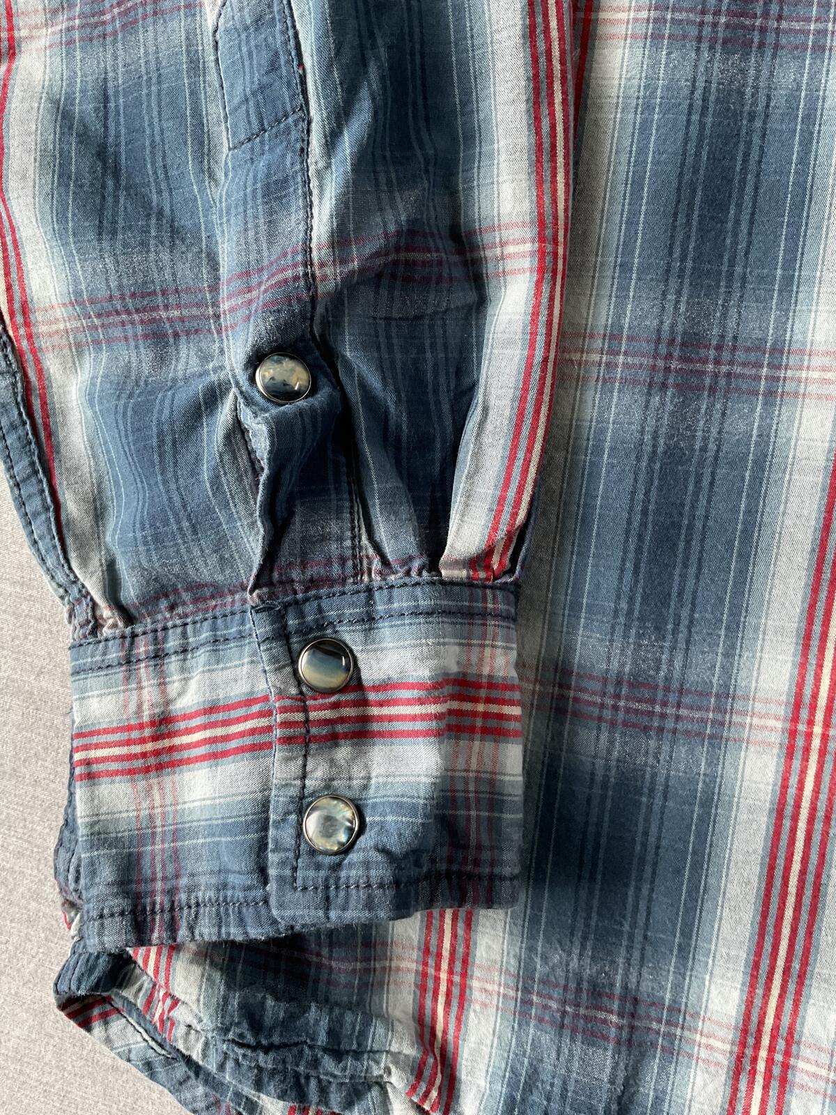 Cody James Men's Western Style Shirt Pearl Snap Button Up Long Sleeve in Plaid