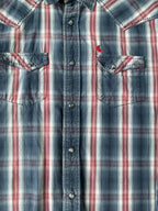 Cody James Men's Western Style Shirt Pearl Snap Button Up Long Sleeve in Plaid