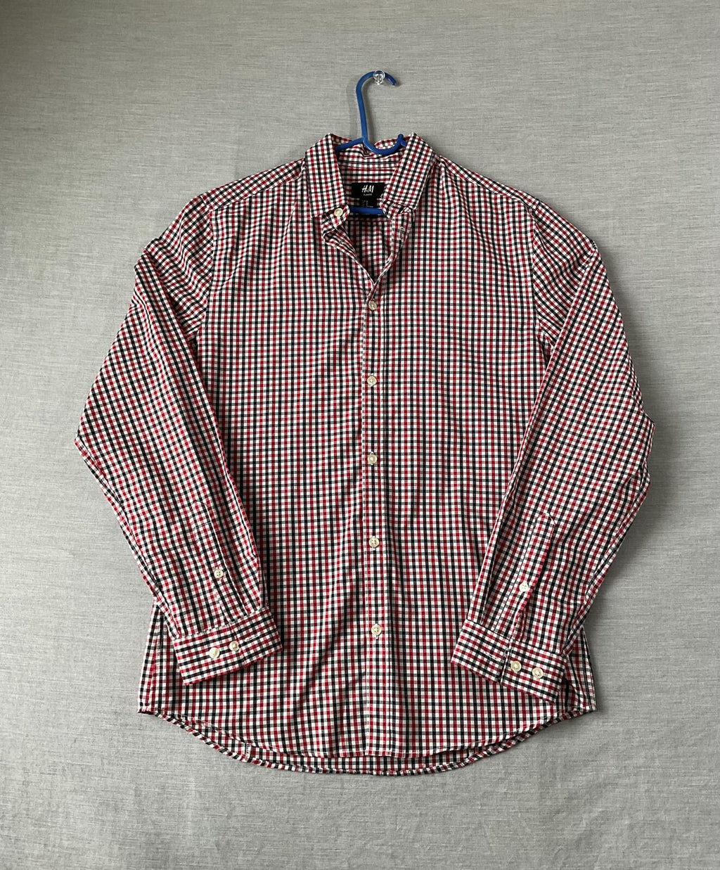 HM Men's Shirts Button Up Long Sleeve