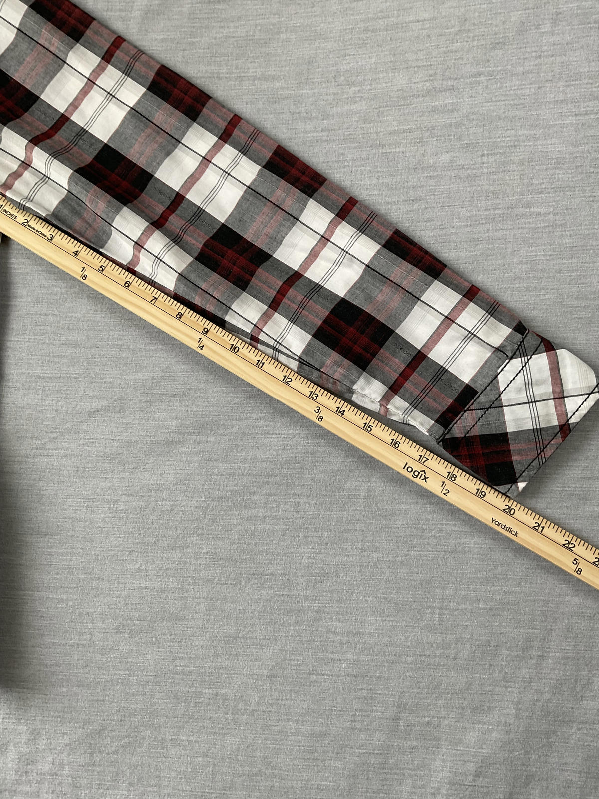 Buckle Black Men's Western Shirt Plaid Button Up ( Medium )