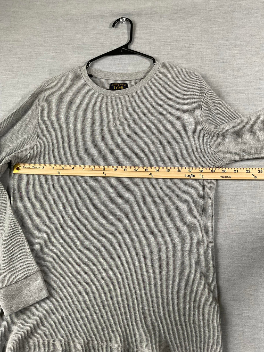Jach's  Men's Long Sleeve Thermal Shirt in Gray.