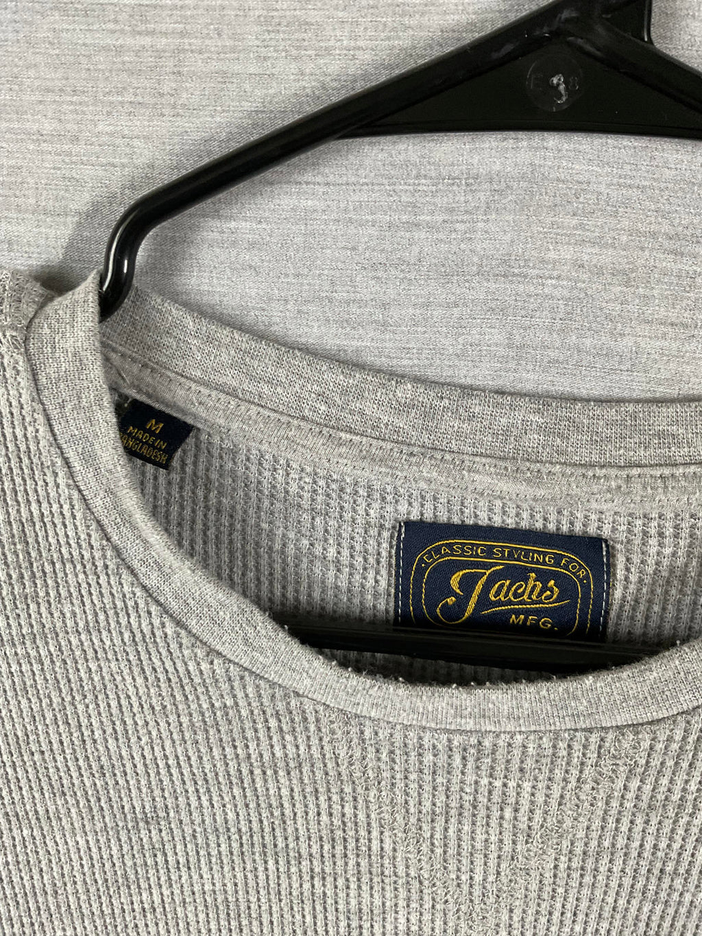 Jach's  Men's Long Sleeve Thermal Shirt in Gray.