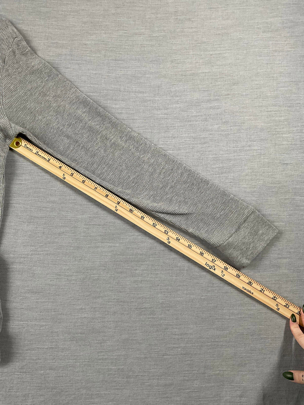 Jach's  Men's Long Sleeve Thermal Shirt in Gray.