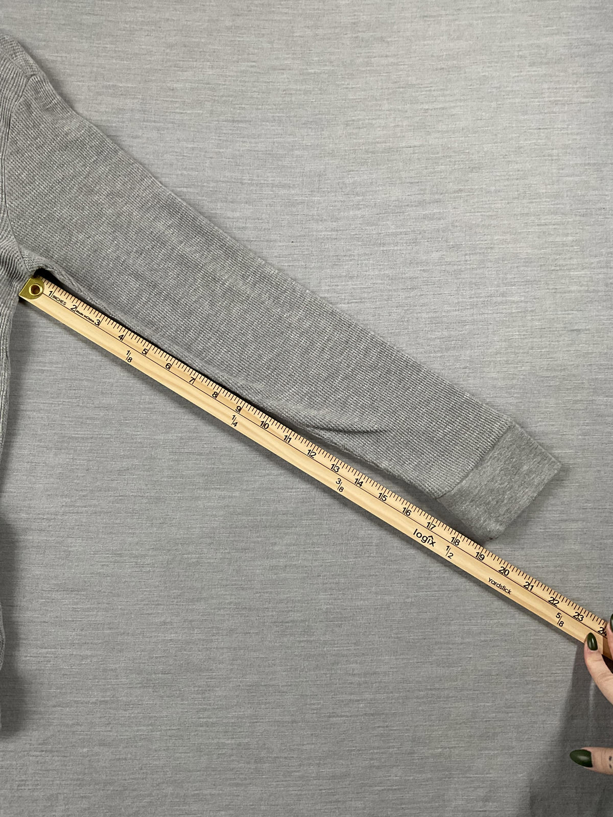 Jach's  Men's Long Sleeve Thermal Shirt in Gray.
