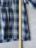 Wrangler Women's Baby doll Plaid Blouse