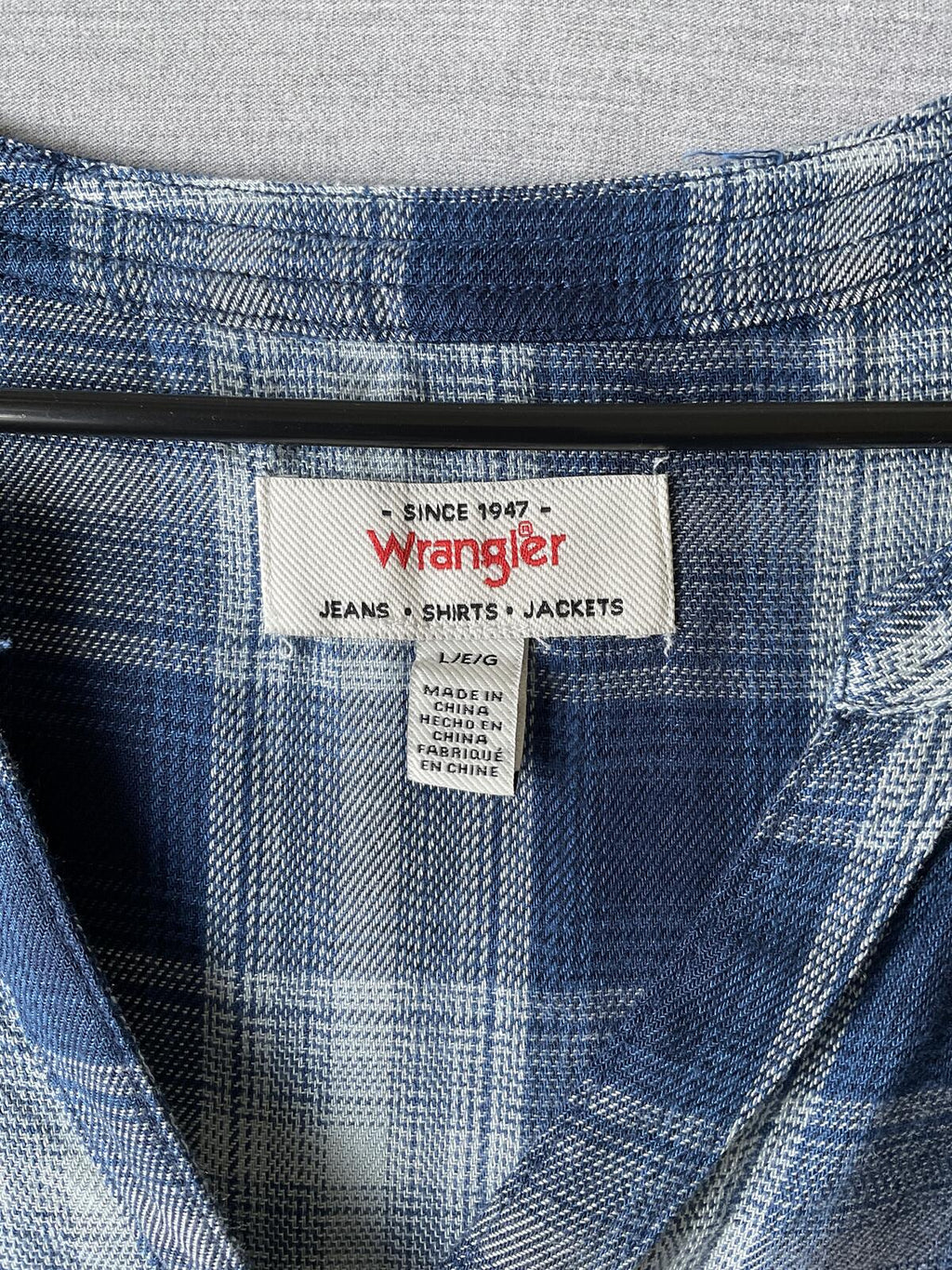 Wrangler Women's Baby doll Plaid Blouse