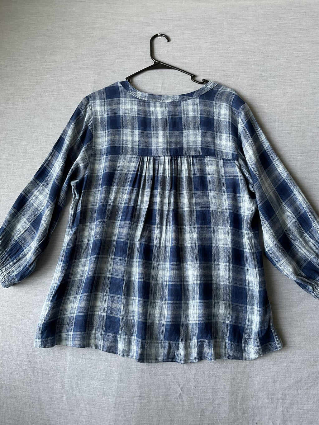 Wrangler Women's Baby doll Plaid Blouse
