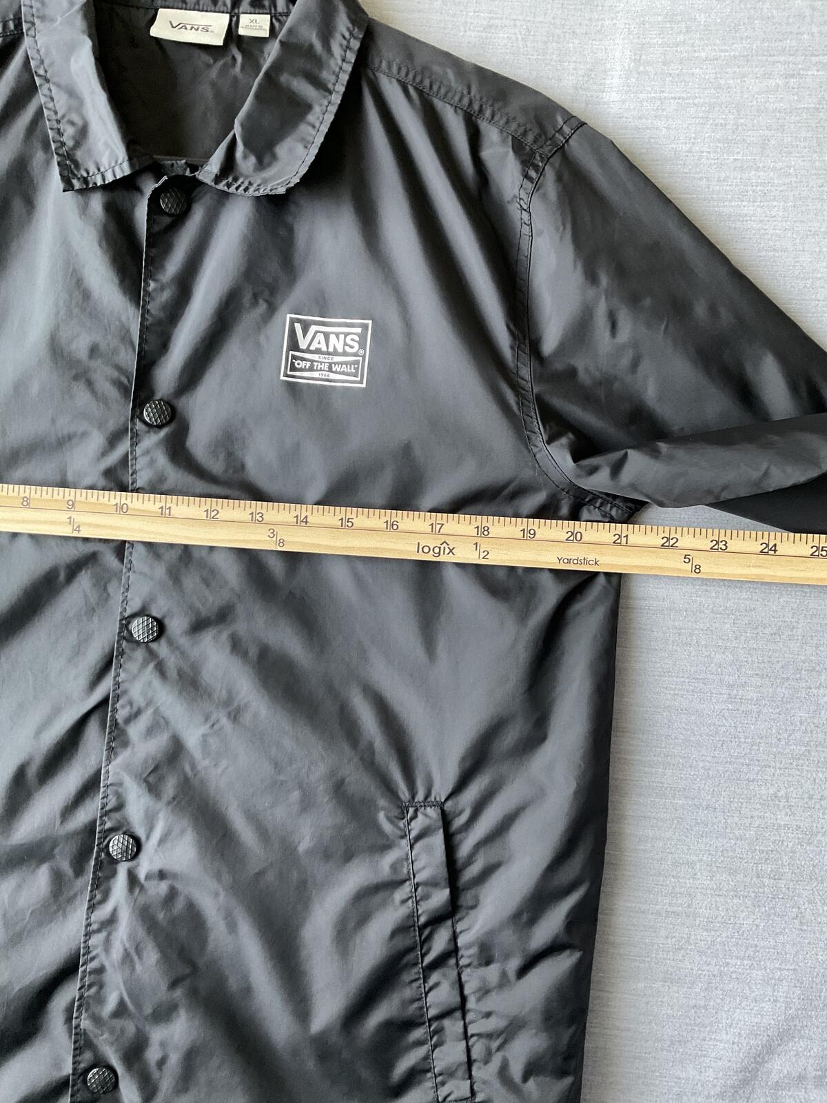 Vans Women's Long Sleeve Wind Breaker Jacket in Black