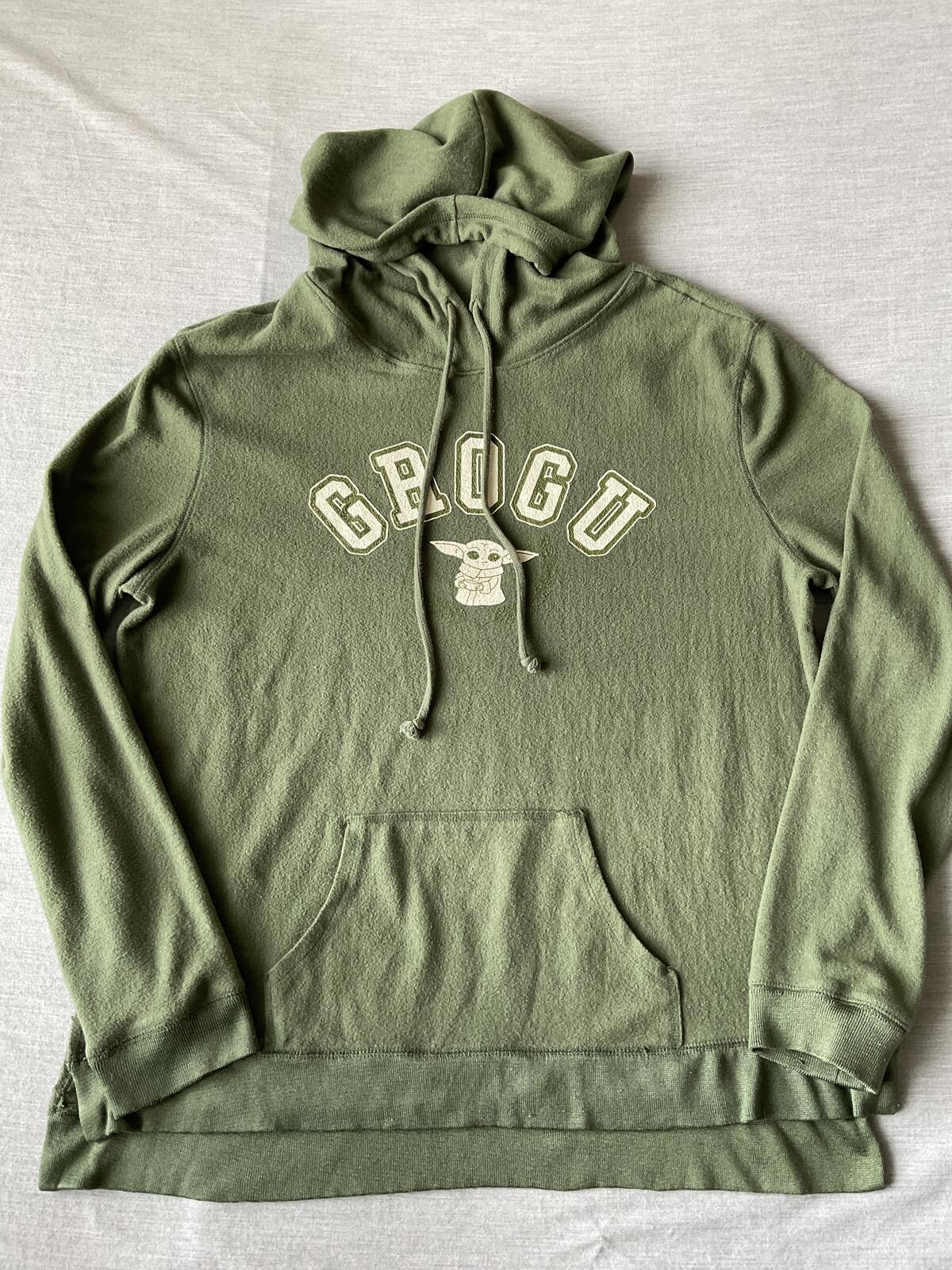 Star Wars Grogu Green Women's Pullover Hoodie