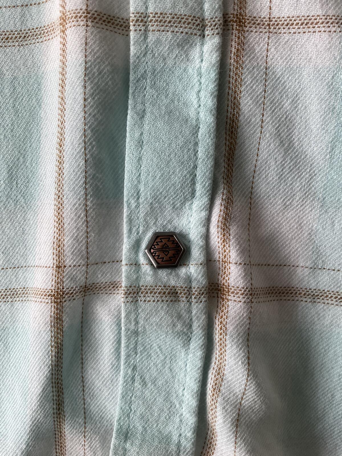 Ariat Men's Short Sleeve Button Up Plaid Shirt Large