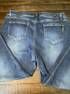 1822 Denim Women's Adrianna High Rise Skinny Jeans - Dark Wash - Size 14