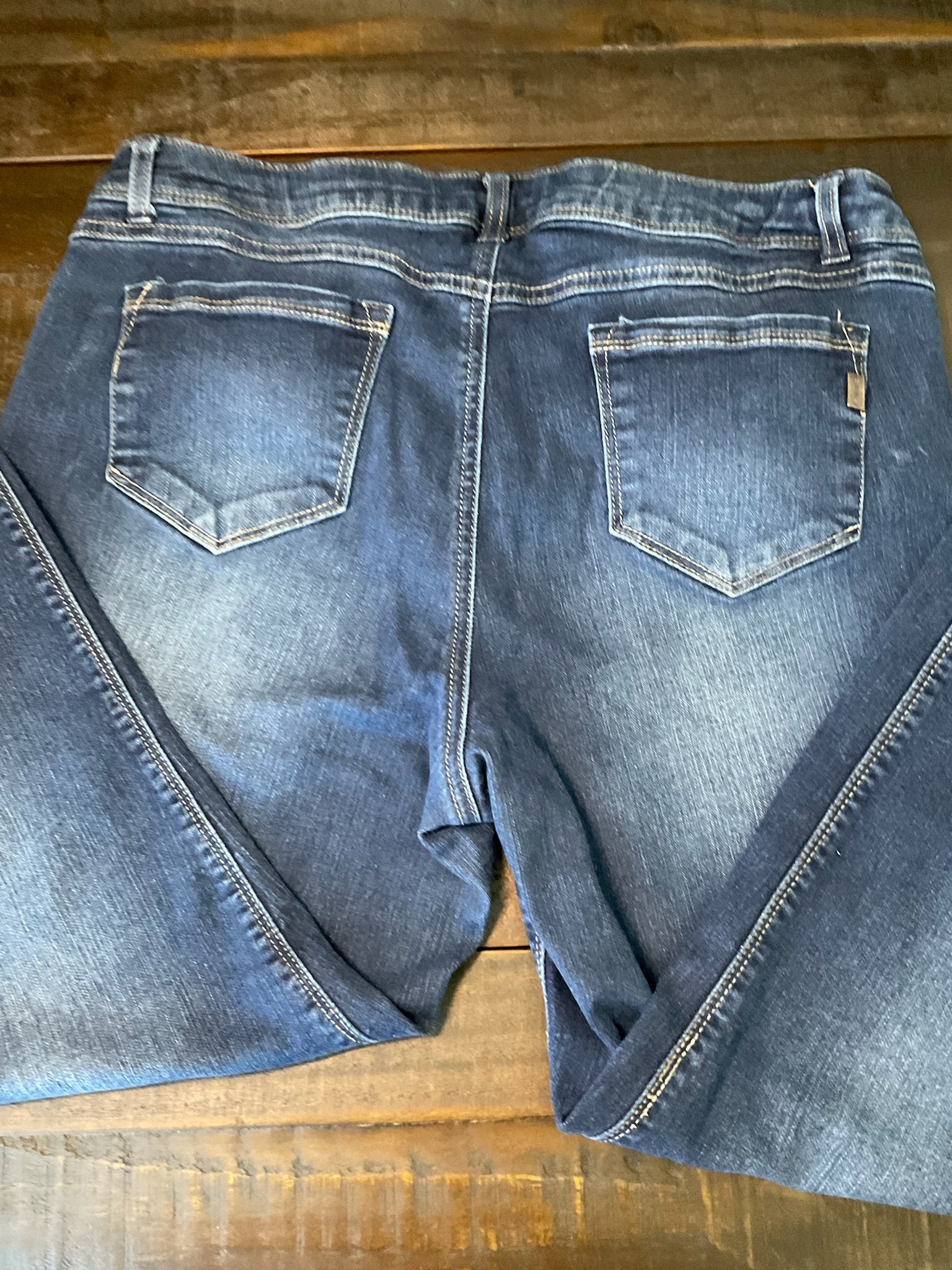 1822 Denim Women's Adrianna High Rise Skinny Jeans - Dark Wash - Size 14