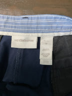 Liz Claiborne Women's Nicole Tailored Casual Blue Shorts Size 14