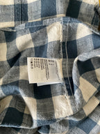 American Eagle Men's Super Soft Plaid Long Sleeve Button Up Shirt