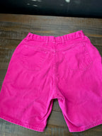 Vintage 80s 90s Sears Pink Denim Shorts Women’s 16 Made in USA High Rise Mom