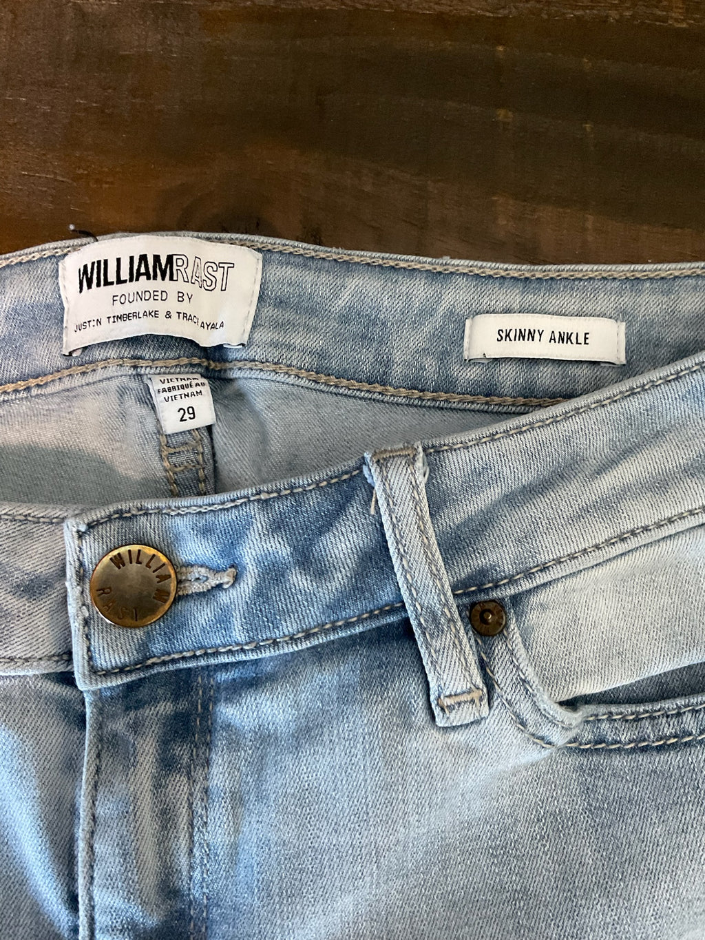 William Rast Women's Skinny Ankle Light Wash Jeans - Size 29