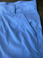 Columbia Blue Shorts Women's Size 8 Omni Hiking Cargo Athletic Outdoor