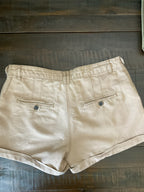 H&M Women's Linen-Blend Shorts – Classic Brown (Size 8)