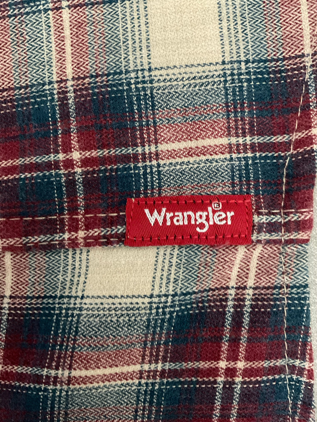 Wrangler Men's Classic Plaid Long Sleeve Western Shirt - X Large