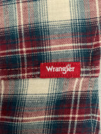 Wrangler Men's Classic Plaid Long Sleeve Western Shirt - X Large