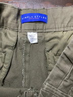 Simply Styled Women's Casual Shorts - Olive Green.  Size 6