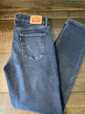Levi's Women's Classic Mid-Rise Skinny Jeans - Deep Indigo Dark Wash - Size 8M