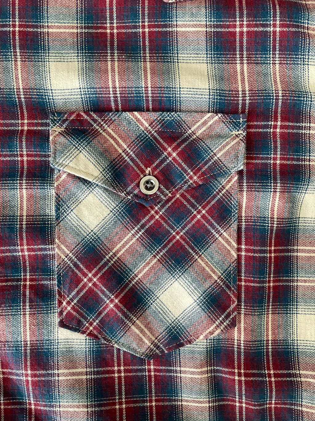 Wrangler Men's Classic Plaid Long Sleeve Western Shirt - X Large
