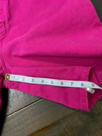 Vintage 80s 90s Sears Pink Denim Shorts Women’s 16 Made in USA High Rise Mom