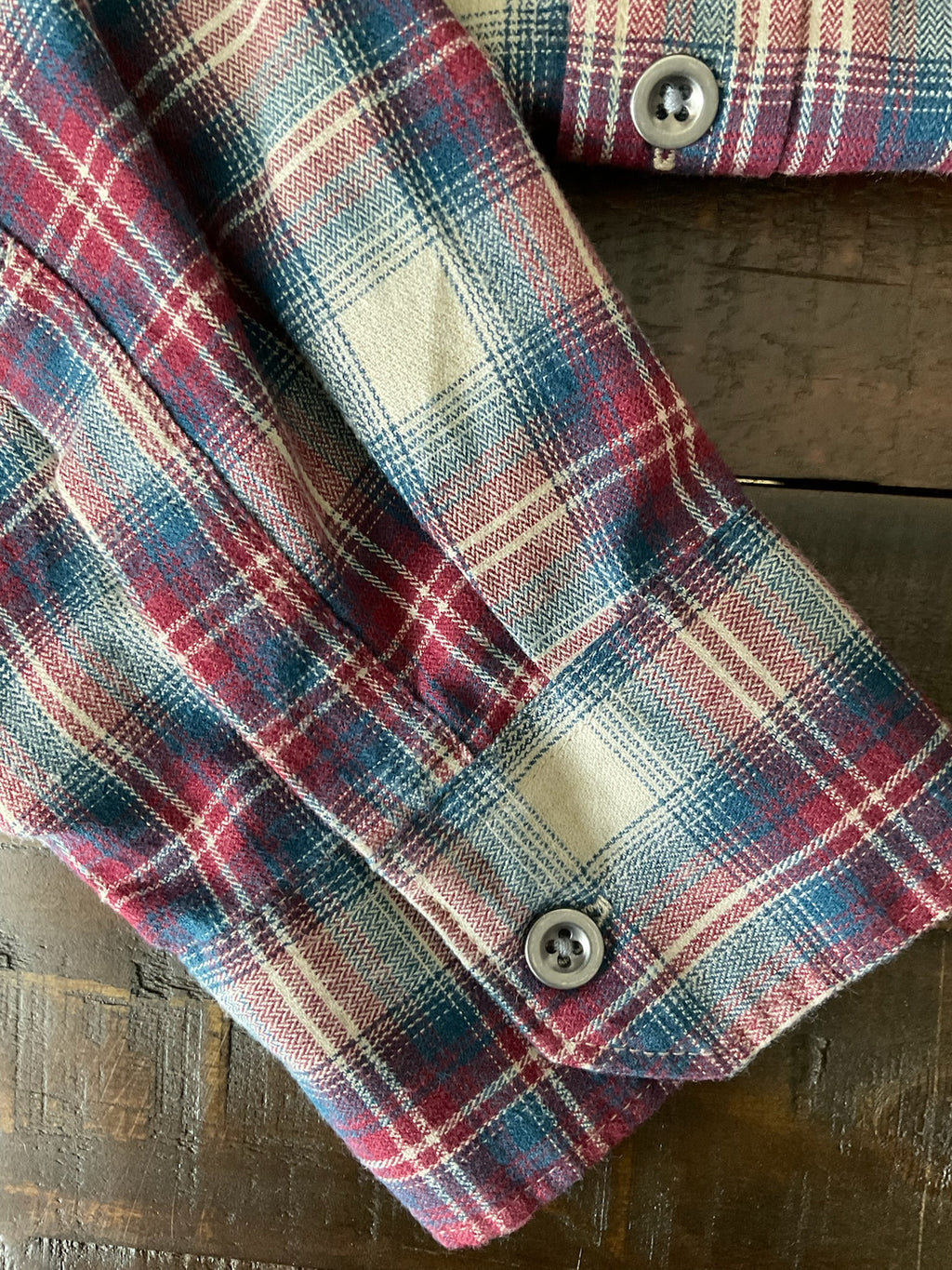 Wrangler Men's Classic Plaid Long Sleeve Western Shirt - X Large