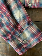 Wrangler Men's Classic Plaid Long Sleeve Western Shirt - X Large