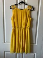 Jessica Simpson Yellow Party  Dress Size 10  