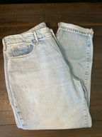 Good American Women's Low Rise Light Wash Denim Jeans - Size 14 / 32